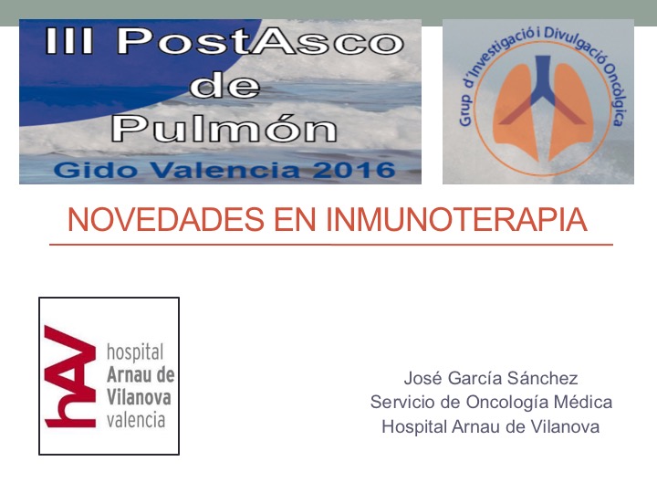 novedades en inmunoterapia en ASCO 2016