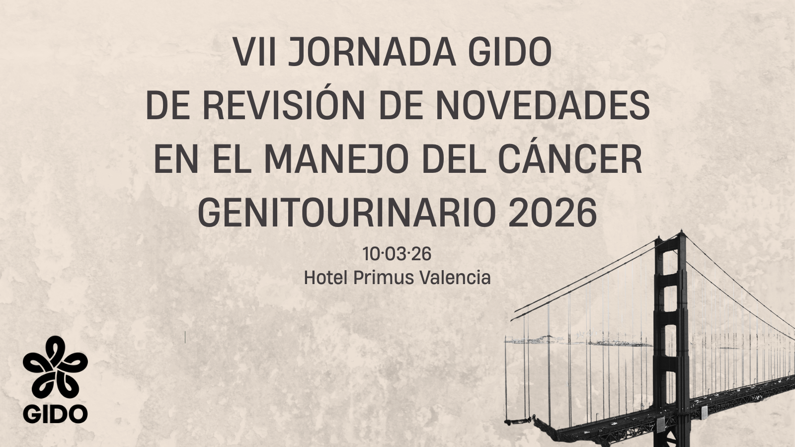 VII Jornada Gido de Revisión de Novedades en el Manejo del Cáncer Genitourinario 2026